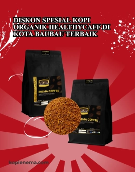 Diskon Spesial Kopi Organik Healthycaff di Kota Baubau Terbaik