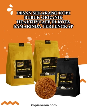 Pesan Sekarang Kopi Bubuk Organik Healthycaff di Kota Samarinda Terlengkap