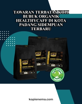 Tawaran Terbatas Kopi Bubuk Organik Healthycaff di Kota Padang Sidempuan Terbaru