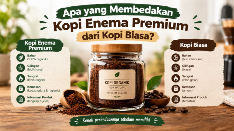 Apa Yang Membedakan Kopi Enema Premium Dari Kopi Biasa