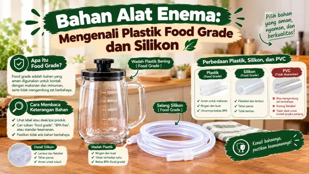 Bahan Alat Enema Mengenali Plastik Food Grade Dan Silikon