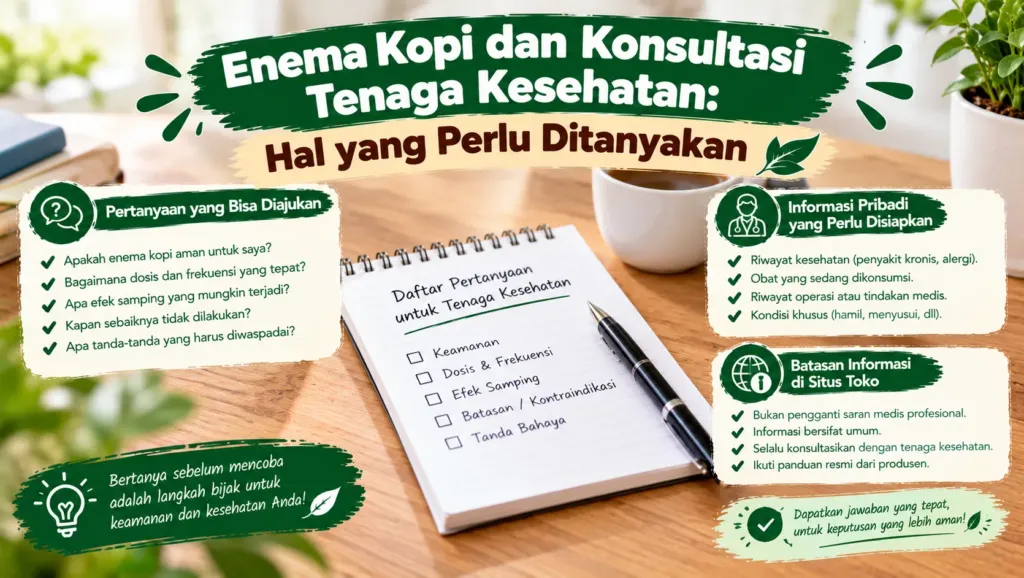 Enema Kopi Dan Konsultasi Tenaga Kesehatan Hal Yang Perlu Ditanyakan