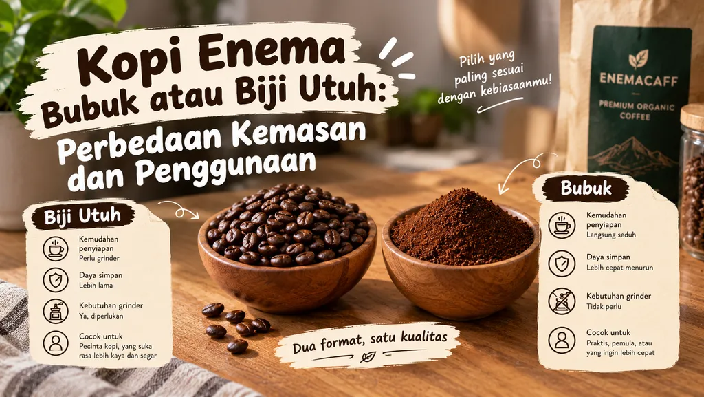 Kopi Enema Bubuk Atau Biji Utuh Perbedaan Kemasan Dan Penggunaan