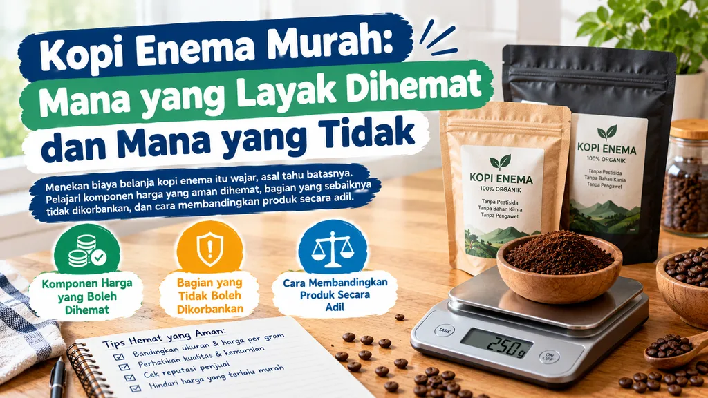 Kopi Enema Murah Mana Yang Layak Dihemat Dan Mana Yang Tidak