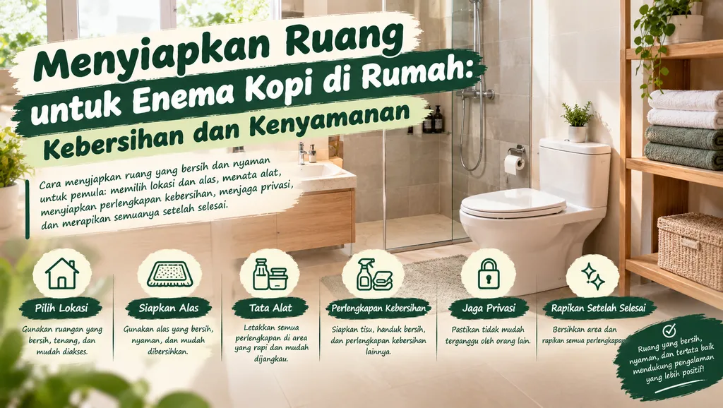 Menyiapkan Ruang Untuk Enema Kopi Di Rumah Kebersihan Dan Kenyamanan