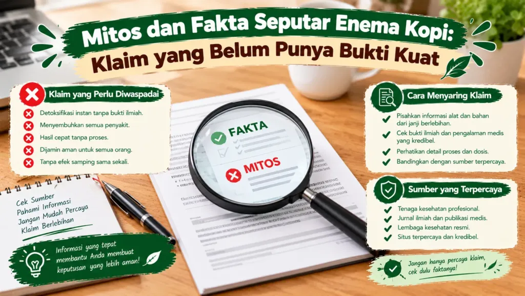 Mitos Dan Fakta Seputar Enema Kopi Klaim Yang Belum Punya Bukti Kuat