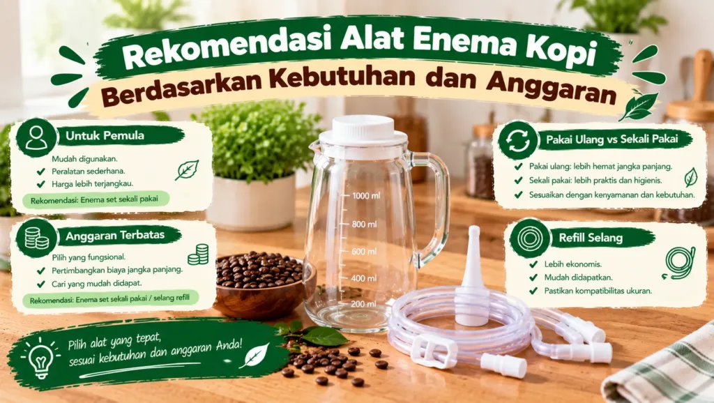 Panduan Memilih Alat Enema Kopi