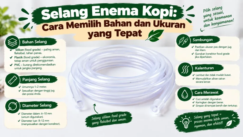 Selang Enema Kopi Cara Memilih Bahan Dan Ukuran Yang Tepat