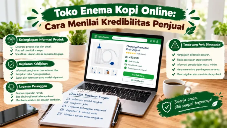 Toko Enema Kopi Online Cara Menilai Kredibilitas Penjual