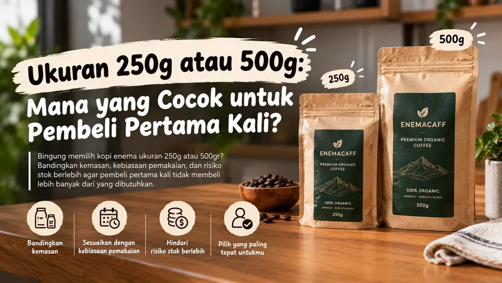 Ukuran 250G Atau 500G Mana Yang Cocok Untuk Pembeli Pertama Kali